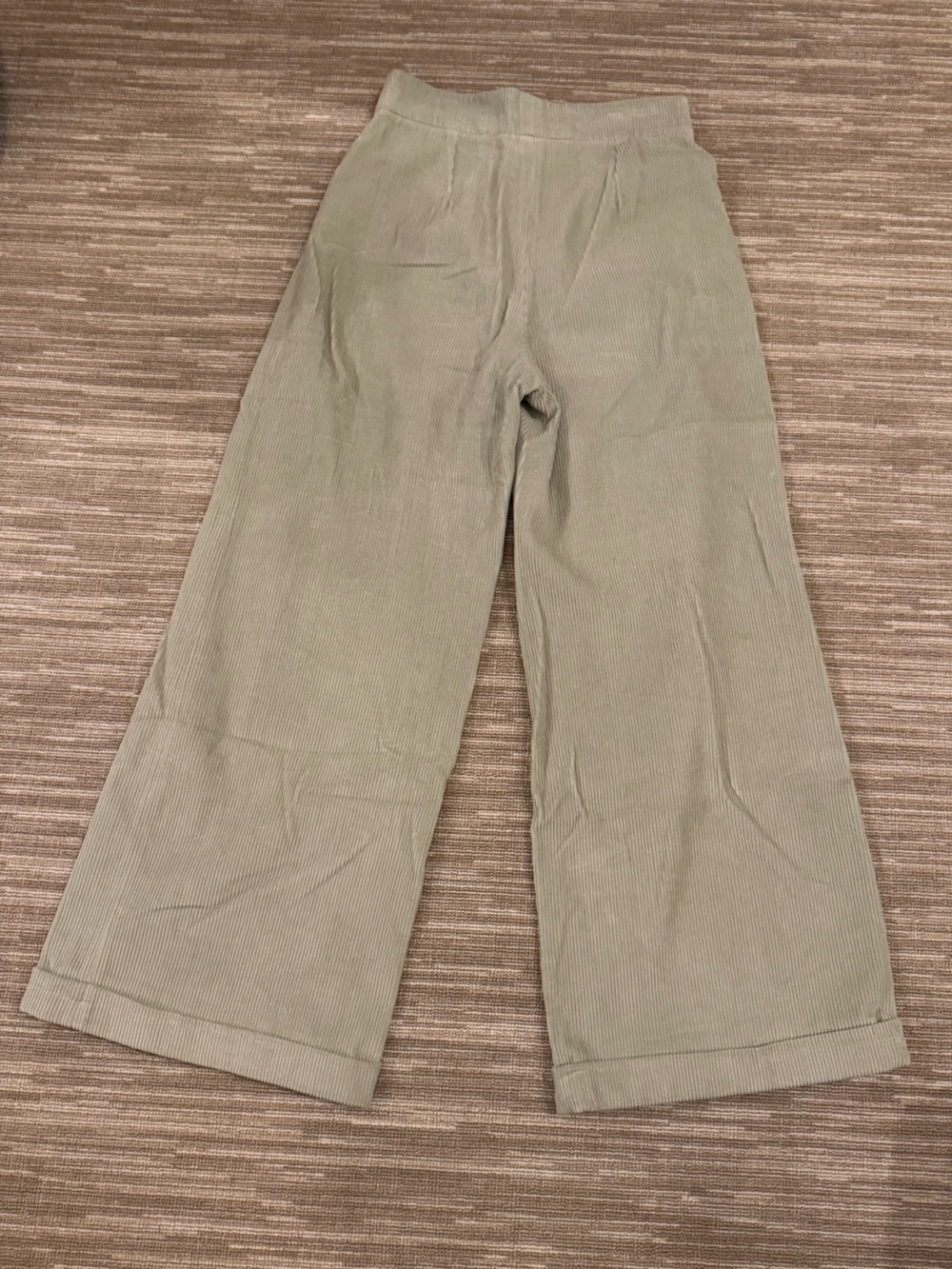 High-Rise Wide-Leg Pants Julia Pant in Pistachio - Picture 4 of 5